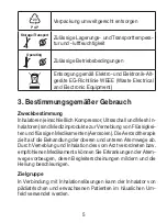 Предварительный просмотр 5 страницы Sanitas SIH 52 Instructions For Use Manual