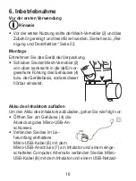 Предварительный просмотр 16 страницы Sanitas SIH 52 Instructions For Use Manual