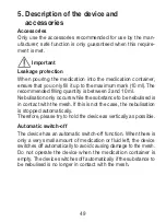 Предварительный просмотр 49 страницы Sanitas SIH 52 Instructions For Use Manual