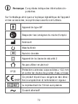 Предварительный просмотр 72 страницы Sanitas SIH 52 Instructions For Use Manual