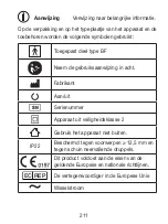 Предварительный просмотр 211 страницы Sanitas SIH 52 Instructions For Use Manual