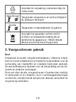 Предварительный просмотр 212 страницы Sanitas SIH 52 Instructions For Use Manual