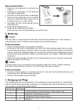 Preview for 7 page of Sanitas SLB 40 Instructions For Use Manual