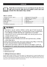 Preview for 12 page of Sanitas SLB 40 Instructions For Use Manual