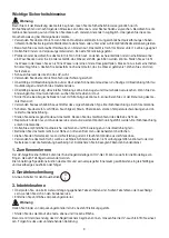 Предварительный просмотр 3 страницы Sanitas SMA 25 Instructions For Use Manual