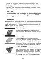 Preview for 25 page of Sanitas SMA 30 Operating Instructions Manual