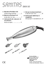 Sanitas SMA 50 Instructions For Use Manual preview