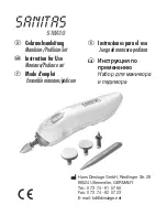 Preview for 1 page of Sanitas SMA10 Instructions For Use Manual