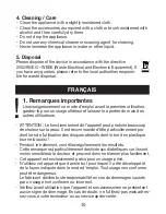 Preview for 10 page of Sanitas SMA10 Instructions For Use Manual