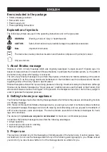 Preview for 7 page of Sanitas SMG 141 Instructions For Use Manual