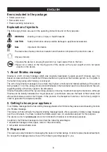 Preview for 8 page of Sanitas SMG 185 Instructions For Use Manual