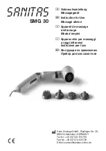 Предварительный просмотр 1 страницы Sanitas SMG 30 Instructions For Use Manual