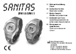 Preview for 1 page of Sanitas SPM 11 Instructions For Use Manual