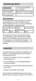 Preview for 9 page of Sanitas SPM 230 Instructions For Use Manual