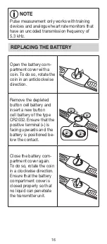 Preview for 16 page of Sanitas SPM 230 Instructions For Use Manual