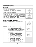 Preview for 18 page of Sanitas SPM 25 Operating Instructions Manual