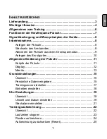 Preview for 2 page of Sanitas SPM 30 Operating Instructions Manual