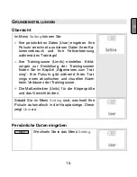 Preview for 16 page of Sanitas SPM 30 Operating Instructions Manual