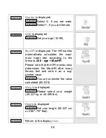 Preview for 57 page of Sanitas SPM 30 Operating Instructions Manual