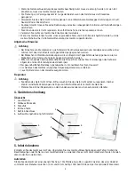 Предварительный просмотр 4 страницы Sanitas STL 25 Instructions For Use Manual