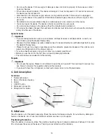 Предварительный просмотр 10 страницы Sanitas STL 25 Instructions For Use Manual