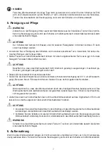 Preview for 7 page of Sanitas SWB 20 Instructions For Use Manual