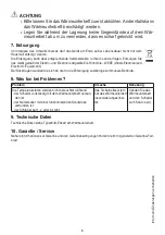 Preview for 8 page of Sanitas SWB 20 Instructions For Use Manual