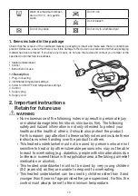 Preview for 10 page of Sanitas SWB 20 Instructions For Use Manual