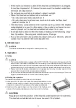 Preview for 12 page of Sanitas SWB 20 Instructions For Use Manual