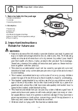 Preview for 3 page of Sanitas SWB 30 Instructions For Use Manual