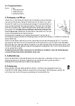 Предварительный просмотр 5 страницы Sanitas SWB 50 Instructions For Use Manual