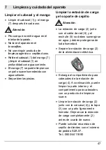 Preview for 47 page of Sanitas SZA 70 Operating Instructions Manual