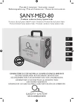 Preview for 1 page of SANITY SYSTEM SANY-MED-80 Instruction Manual