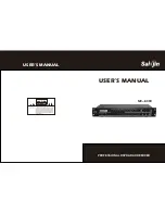 Preview for 1 page of Sanjin SE-6000 User Manual