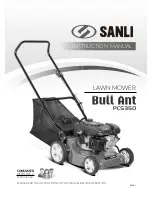 SANLI Bull Ant PCS350 Instruction Manual preview