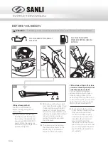 Preview for 6 page of SANLI Bumble Bee Jnr BBJ300 Instruction Manual