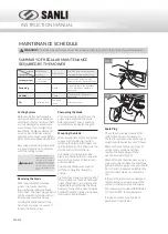 Preview for 10 page of SANLI Bumble Bee Jnr BBJ300 Instruction Manual