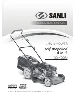 SANLI Power MulchPMS400 Instruction Manual предпросмотр