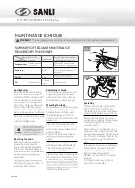 Предварительный просмотр 10 страницы SANLI RCS405 Manual