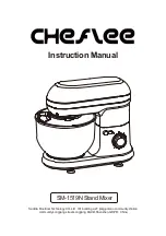 Sanlida CHEFLEE SM-1519N Instruction Manual preview