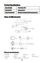 Preview for 4 page of Sanlida CHEFLEE SM-1519N Instruction Manual