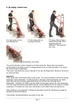 Предварительный просмотр 9 страницы SANO Liftkar MTK 190 Operating Manual