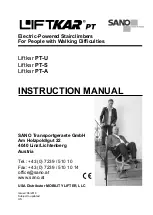 SANO Liftkar PT Instruction Manual preview