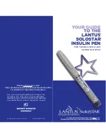 Preview for 1 page of Sanofi-aventis Lantus SoloSTAR User Manual