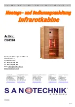 Preview for 1 page of Sanotechnik D50530 Mounting And Using Instructions