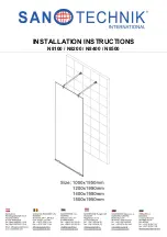 Preview for 1 page of Sanotechnik N8100 Installation Instructions Manual