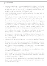 Preview for 12 page of sanowell ComfortTherm L Important Instructions Manual