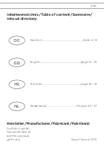 Preview for 3 page of sanowell ComfortTherm S Important Instructions Manual