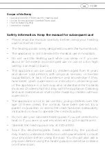 Preview for 11 page of sanowell ComfortTherm S Important Instructions Manual