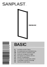 SANPLAST BASIC Installation Manual preview